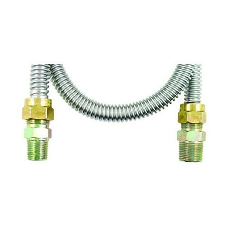 Dormont Stainless Steel Gas Range Connector, 48-Inch Length, 5/8" O.D. x 48"