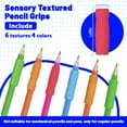thumbnail image 6 of Sensory Silicone Pencil Grips, Plastic Case, Assorted Colors, 24 Count, 1 Pack, 6 of 7