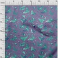 thumbnail image 3 of oneOone Polyester Spandex Medium Purple Fabric Sea Sewing Craft Projects Fabric Prints By Yard 56 Inch Wide, 3 of 4