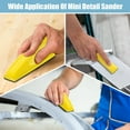 Detail Sander and Sandpaper Set, Mini Sander for Detail Work Finger Sander for Crafts Mini