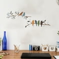 thumbnail image 6 of Hvxrjkn 2 Pcs Metal Bird Wall Art Realistic Bird Wall Art Decorative Metal Bird Wall Decor Easy to Install Bird Art Wall Decor for Home Balcony Indoor Outdoor, 6 of 10
