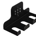 thumbnail image 5 of Soporte de pared para barra de pesas, accesorio para gimnasio en casa, soporte vertical para barra de pesas de alta resistencia para montaje en pared 3 ranuras, 5 of 5