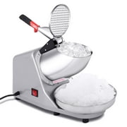 Costway Electric Ice Crusher Shaver Machine Snow Cone Maker Shaved Ice 143 lbs
