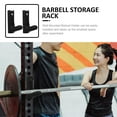 thumbnail image 5 of NIYANGLE 2Set Indoor Barbell Support Rack Black PC Barbell Hanger for Home Gym, 5 of 5