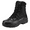 BLACK, variant on NORTIV 8 Men's Military Tactical Work Boots Side Zipper Leather Motorcycle Combat Boots Trooper(6-8 Inches)