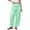 Green(Womens Pants), variant on No Boundarie Gingham Plaid Pants for Women Casual Baggy Wide Leg Trousers Elastic Drawstring Waist Lightweight Summer Lounge Pants with Front Pockets