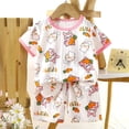 thumbnail image 3 of Futezty Girls Summer Outfits, 4th of July Baby Girl Outfits Baby Girls Summer Denim Romper Clothes Dress Sunsuit 3 6 9 12 18 Months One-Piece Jumpsuits Outfits, 3 of 3