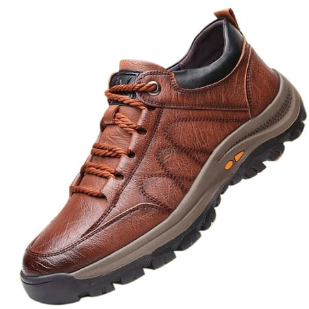 

Mens Hiking Sneakers Outdoor Low Top Trekking Boots Lightweight Camping Athletic Trail Running Shoes Waterproof Non-Slip Walking Shoes for Outdoor Trekking Climbing