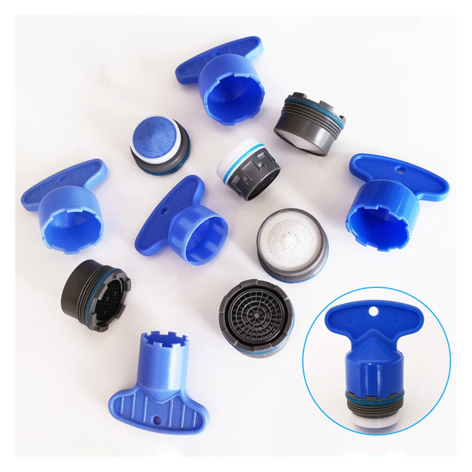 1Set Faucet Aerator 16.5-24mm Male Thread Water Saving Tap Aerator Faucet Bubble Kitchen Basin Faucet Accessories Bathroom ,Water Saving