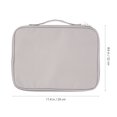 thumbnail image 2 of FESTFENDS Grey Tablet Organizer Case Nylon Durable Portable Tablet Carrying Sleeve, 2 of 6