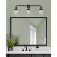 thumbnail image 5 of Innovations Lighting  Bell 3 Light 30" Bath Vanity Light Clear/Matte Black, 5 of 5