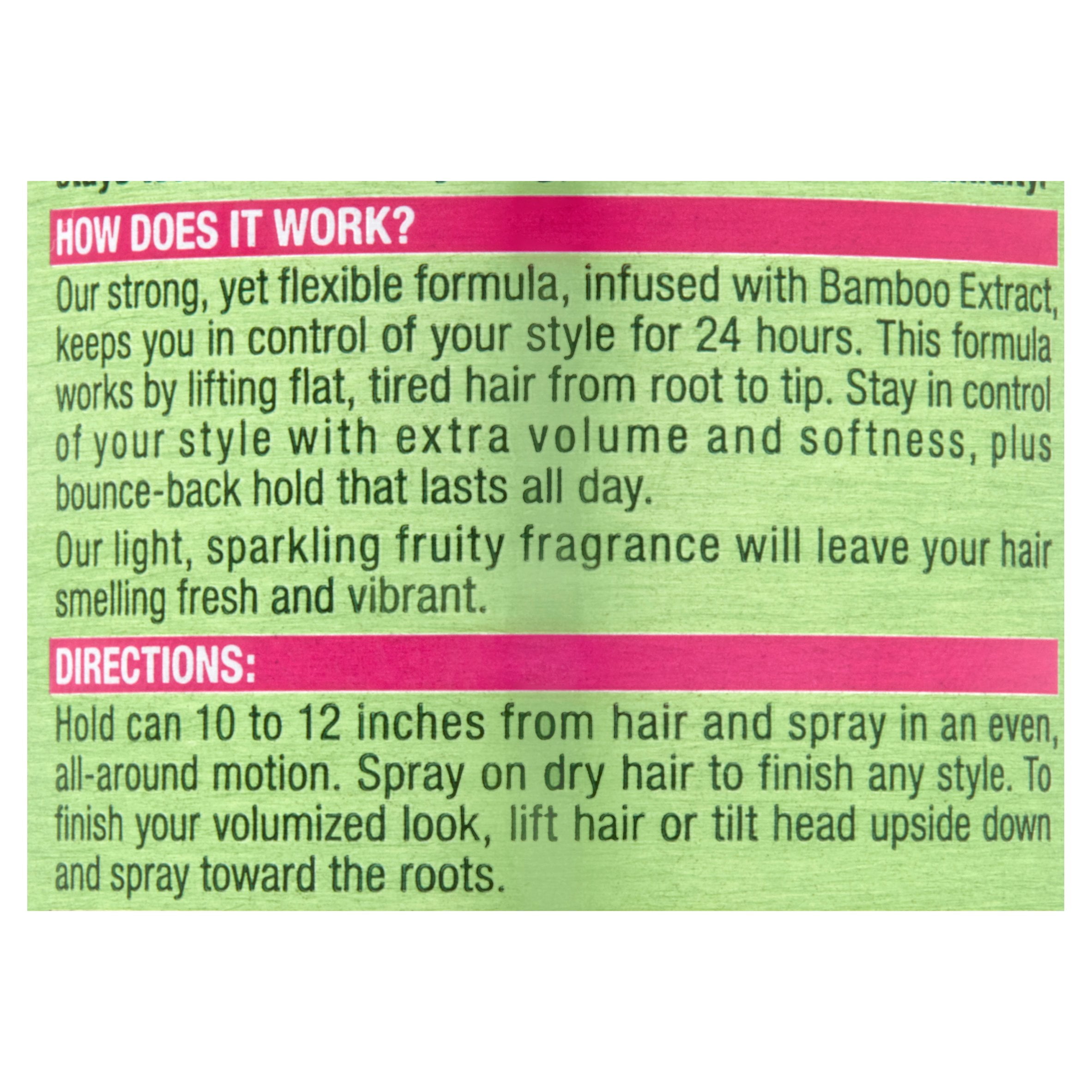 Garnier Fructis Style Volume Anti-Humidity Hairspray, 12.4 oz