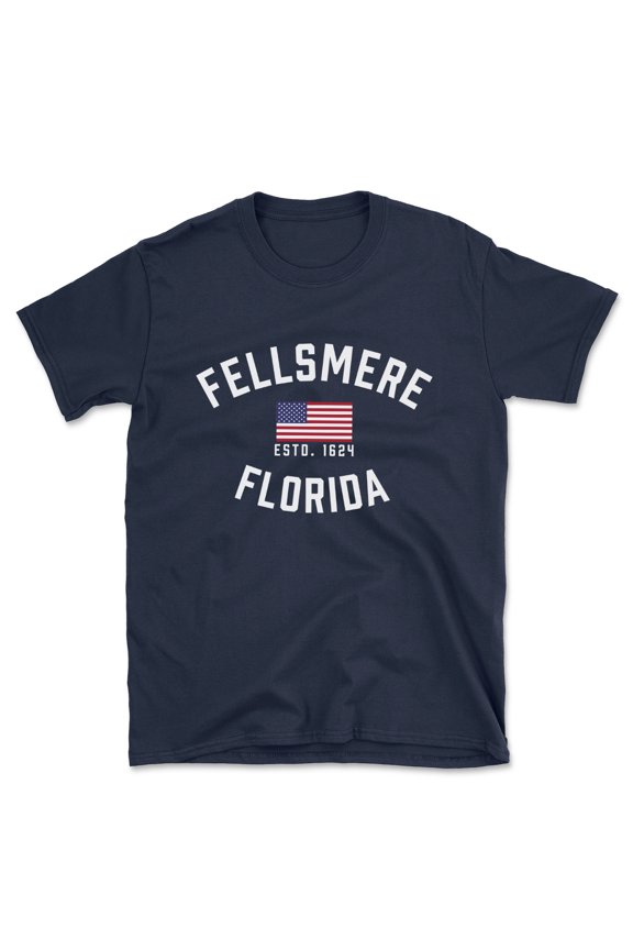Fellsmere Florida Patriot Men's Cotton T-Shirt