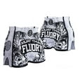 thumbnail image 3 of FLUORY Muay Thai Shorts Print Free Combat Mixed Martial Arts Boxing Training Match Pants, 3 of 6