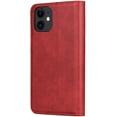 thumbnail image 3 of Zouzt Premium Pu Cuir Étui Portefeuille Compatible iPhone 12 Mini 5,4 Pouces, Flip Étui Portefeuille avec Fermeture Magnétique / Pied de Lit, 3 of 5