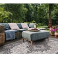thumbnail image 4 of SAFAVIEH Courtyard Desi Medallion Indoor/Outdoor Area Rug, Beige/Black, 8' x 11', 4 of 8