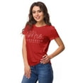 thumbnail image 2 of Inkdotpot Personalized Womens Tshirt Top Mrs WeddingAnnouncement Shirt-5K, 2 of 8