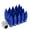 Blue, variant on J2 Engineering LN-T7-012-15-BL J2 Engineering 7075 -T6 Forged Aluminum M12X1.5 16Pcs 80mm Height Spiky Cap Lug Nut Set w / 4Pcs Lock Key (Blue)