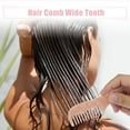 thumbnail image 2 of Unique Bargains Wide Tooth Comb Acetate Wide Comb for Curly Hair Thick Hair Wet Hair Pink, 2 of 7