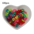 thumbnail image 2 of JZROCKER 100pcs Kids Mix Colors C-Clips S-Clips Rubber Braided Bands Bracelet Making DIY, 2 of 10