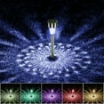 thumbnail image 4 of 10 Pack Solar Lights Outdoor, Waterproof LED Stainless Steel Pathway Lights for Garden, Patio, Yard, Driveway, and Landscape Decor, Colorful Light, 4 of 7