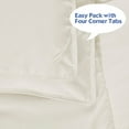 thumbnail image 4 of HIG Light Weight Down Alternative Comforter Set, King, Ivory, Reversible, 4 of 9