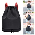 thumbnail image 3 of con cordón de 2 piezas para gimnasio, impermeable, seca, impermeable, bolsa para , unisex BLESIY Mochilas de 2 piezas, 3 of 8