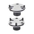 thumbnail image 1 of 2 adaptadores traseros de freno, herramienta de freno automotriz resistente de acero ajustable, accesorio fácil de usar, unidad de 2 y 3 pines de 3/8", 1 of 8