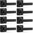 thumbnail image 1 of Matte Door Handles Passage Door Handles Interior Door Handles NonLocking Lever Set [for Hallway or Closet Doors] Reversible for Right/Left Sided Doors, 1 of 8