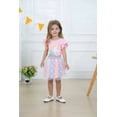 thumbnail image 2 of Toddler Girls Clothes Summer Outfits Sets Pink Unicorn T-shirt Tutu Skirt 2T, 2 of 6
