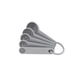 thumbnail image 1 of Juego de cucharas medidoras KitchenAid Universal de 5 piezas, color gris, 1 of 5
