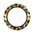 thumbnail image 7 of Jeiento Sunflower Golf Cart Steering Wheel Cover 13.5 Cow Print Golf Cart Steering Wheel Covers Auto Steering Wheel Cover Protector Boat Steering Wheel Cover Machine Washable, 7 of 7