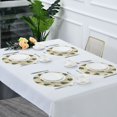 thumbnail image 5 of 15.4" Round Placemat Set of 1 Polyester Fabric Place Mats Non-Slip Dining Kitchen Table Mats for Kitchen Party Decor Motifs Christmas Tree Pattern, 5 of 5