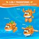 thumbnail image 3 of Set de juguetes de avión dinosaurio transformable 5 en 1 Super Wings, 3 of 7