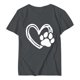 thumbnail image 5 of Fiudx Camisetas para Mujer Moda Mujer Casual Cuello Redondo Impresión Blusa Manga Corta Camiseta Verano Tops, 5 of 5
