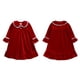 thumbnail image 3 of Ropa de dormir de terciopelo rojo para niños, pijamas de Navidad para niños y niñas, conjuntos de ropa, camisón suave de primavera para niñas, conjunto de pijamas para niños, 3 of 4