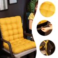thumbnail image 4 of HAOAN Clearance Rocking Chair Cushion  Rocker Chairs Replacement Cushions Set for Indoor  Water Resistant Extra Cozy Tufted Seat Pads and Non Slip High Back Pad with Ties for Outdoor, 4 of 6