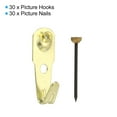 thumbnail image 3 of Unique Bargains 30 Lbs Picture Hangers Photo Wall Hanging Hooks Nails Hardware Wall Pins Picture Hanging Kit 30 Set, 3 of 5