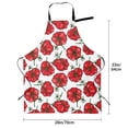 thumbnail image 5 of Lsque Hand Drawn Tomatoes Waterproof Apron Chef Aprons for Men Heavy Duty Chemical Work Apron Extra Long Grilling Aprons with Adjustable Bib Apron, 5 of 9