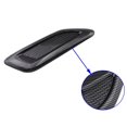 thumbnail image 5 of 2Pcs/Set  Car Hood Bonnet Vents Air Intake Scoop Flow Intake Front Engine Cover ABS Black Carbon Fiber Self-Adhesive, 5 of 5