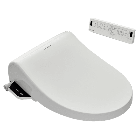 American Standard Advanced Clean 2.0 Slow Close Electric SpaLet Bidet Seat with Remote Operation for Elongated Toilet in White