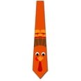 thumbnail image 3 of Turkey Ties Mens Thanksgiving Tie Fun Holiday Necktie by Three Rooker, 3 of 3