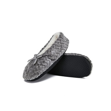 

LUXUR Women Winter Warm Anti-Slip Slippers Indoor House Wear-Resistant Shoes