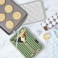thumbnail image 5 of Yayeee Pot Holders Kitchen Heat Resistant with Pocket 7"x9.8" Cotton Oven Cooking Hot Pads, Retro Martinian, 5 of 7