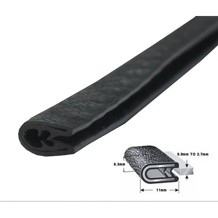 Car Auto Lock Rubber Seal Trim Molding Strip Door Edge Protect All Weather Protect Molding Trim