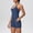 Suit-318Blue, variant on Gamivast Workout Sets for Women 2 Piece Halter Neck Crop Top & Biker Shorts Gym Outfits High Waist Yoga Running Activewear Summer Matching Suits