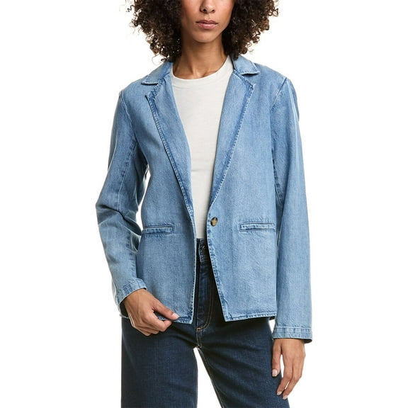 Bella Dahl womens  Jagger Blazer, l, Blue