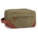 thumbnail image 1 of Neceser Neceser para hombre Neceser de lona resistente al agua con gran capacidad para viajar - Verde TUNC Sencillez, 1 of 5
