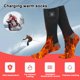 thumbnail image 2 of Calcetines Térmicos Ndcxsfigh para Esquí Invierno Lavables negro Ajustable, 2 of 9