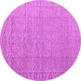 thumbnail image 1 of Ahgly Company Indoor Round Abstract Purple Modern Area Rugs, 8' Round, 1 of 4